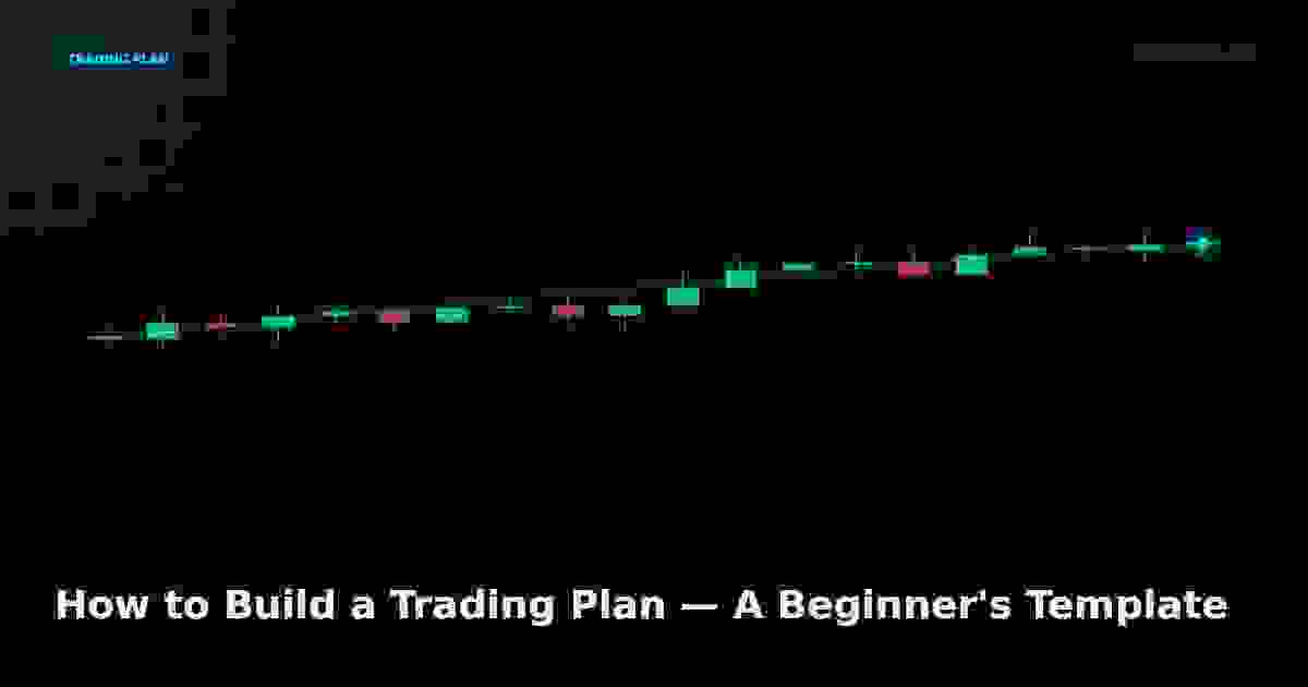 How to Build a Trading Plan — A Beginner's Template